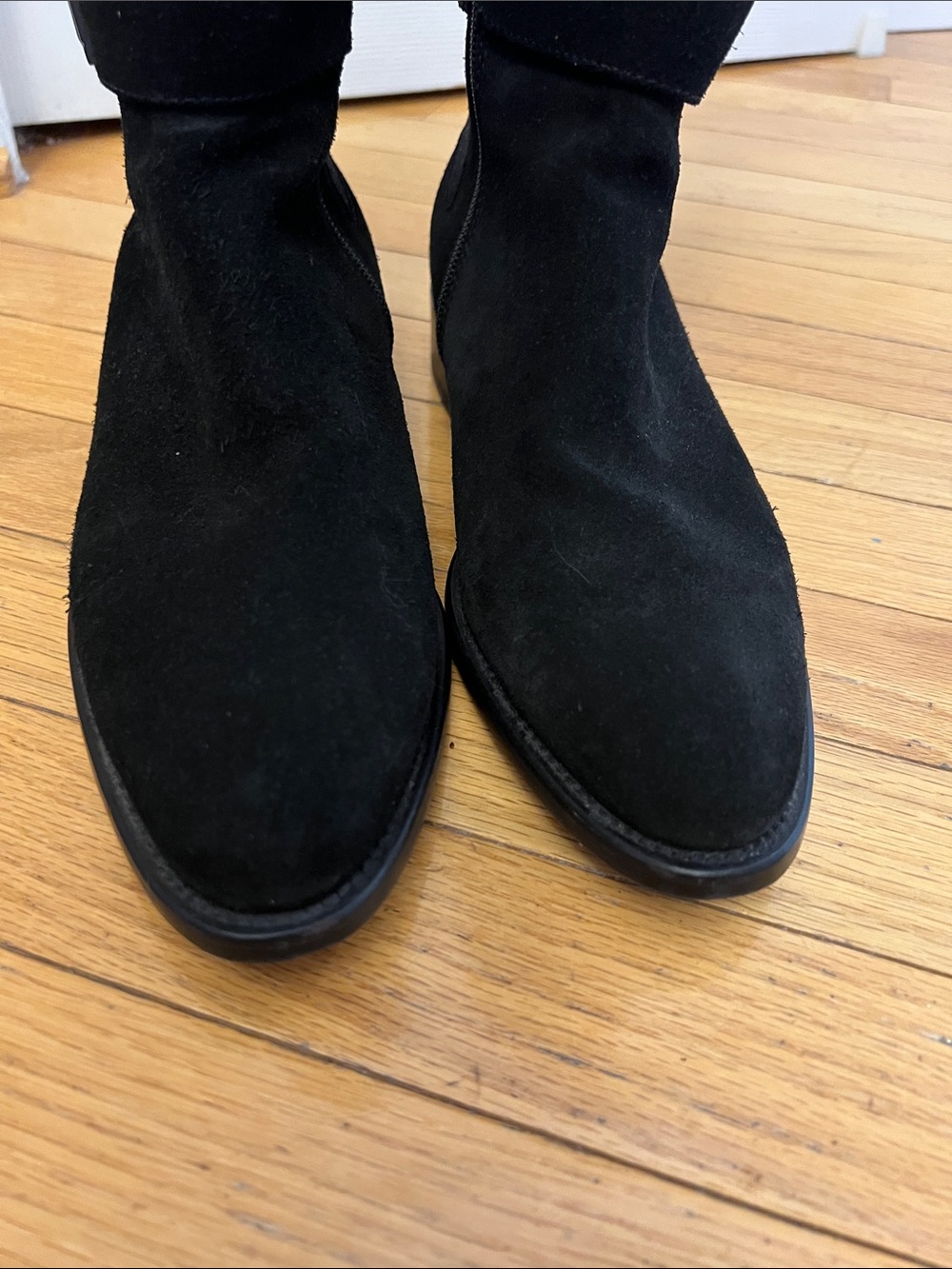 Aquatalia Giada Suede Riding Boots - Picture 14 of 16